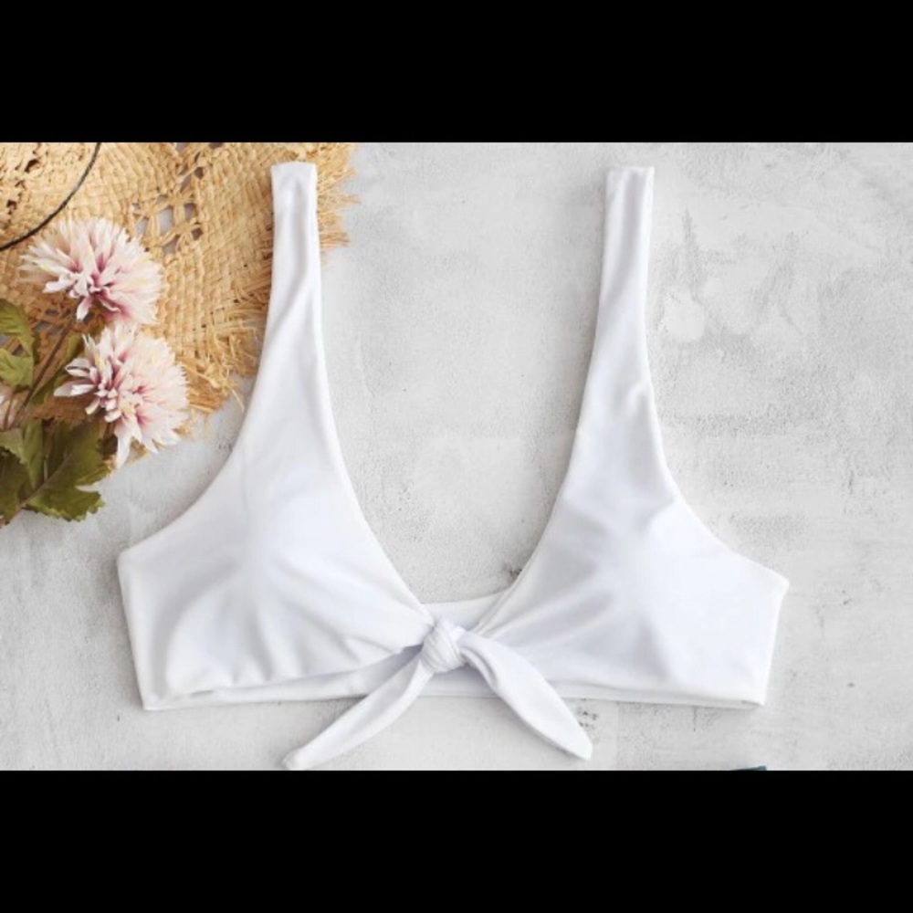 Tie bikini top from ZAFUL